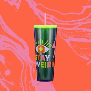 Starbucks Fall 2023 Release. Venti, Acrylic “Stay Weird” Tumbler. BNWT